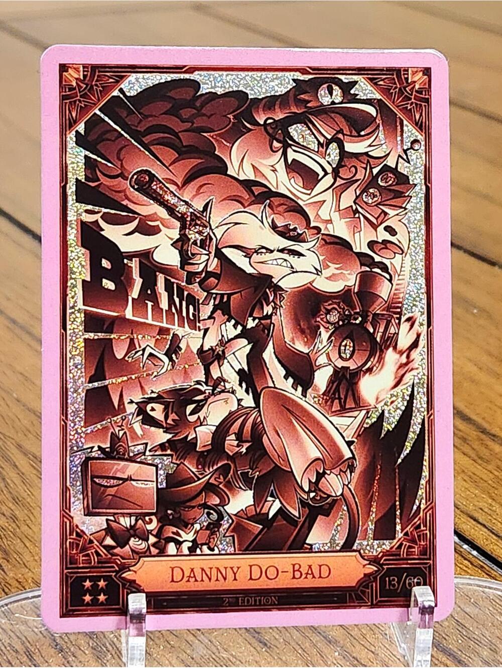 Danny Do Bad foil trading card - Hazbin Hotel